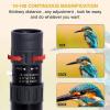 10-300X Zoom Portable Strong Binoculars Long Range Spyglass Monocular Telescope w/Phone Clip view 3