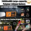 QAUYYW Solar Hand Crank Emergency Radio, 20000mAh AM FM NOAA Weather Radio view 4