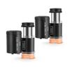 Lab Microscope Accessories 2 Pieces 60X Mini Pocket Microscope with 3 Light Portable Magnifing Glass view 1