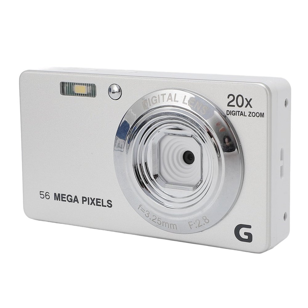 4K Digital Camera for Photography, 56MP Autofocus Anti Shake Vlogging Camera for Travel, 20X Digital Zoom, with Fill Light, Compact Point and Shoot Cameras (Wisoqu0hg2pf3koz-14)