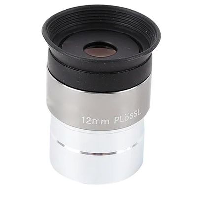 4mm 6mm 9mm 12mm 15mm 32mm 40mm Eyepiece and 2X Barlow Lens Multi-Coated Metal Astronomy Telescope(12mm)