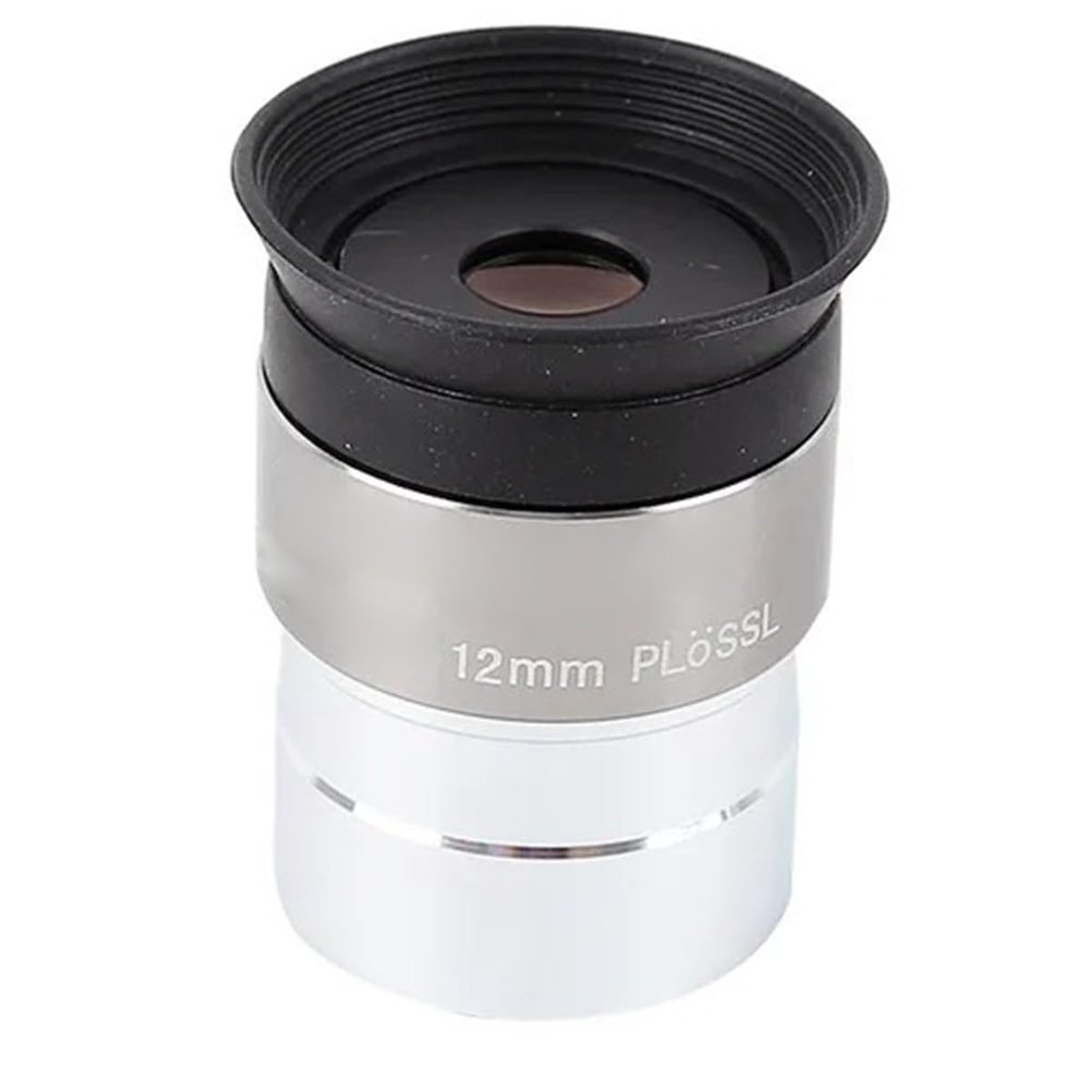 4mm 6mm 9mm 12mm 15mm 32mm 40mm Eyepiece and 2X Barlow Lens Multi-Coated Metal Astronomy Telescope(12mm)