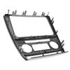 Car Front Side Air Outlet Vent Frame Trim Compatib 2 Din Radio Fascia Audio Stereo Panel Mounting Installation Dash Kit Trim Frame Adapter/Fit for Skoda Octavia 2010~2013 ABS Silver Car Stereo Radio view 2