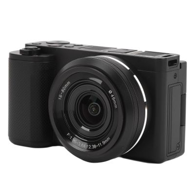 5K Mirrorless Camera for Photography, 64MP Intelligent Focusing Vlogging Camera for Travel, 3.2in Rotatable 15X Digital Zoom, Compact Point and Shoot Cameras