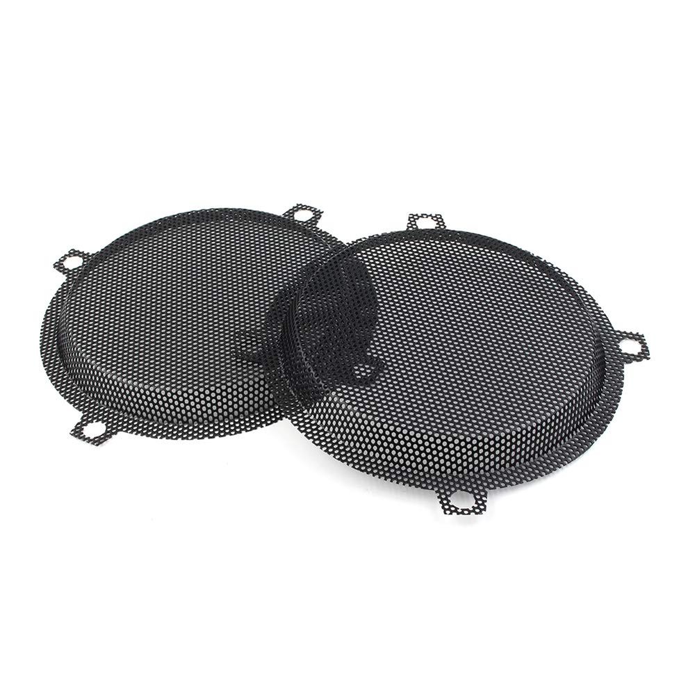 Cnaloo12 Motorcycle Fairing Speaker Grill Covers Front Speaker Grill for Harley Davidson FLHT FLHTC Electra Glide 1997-2013