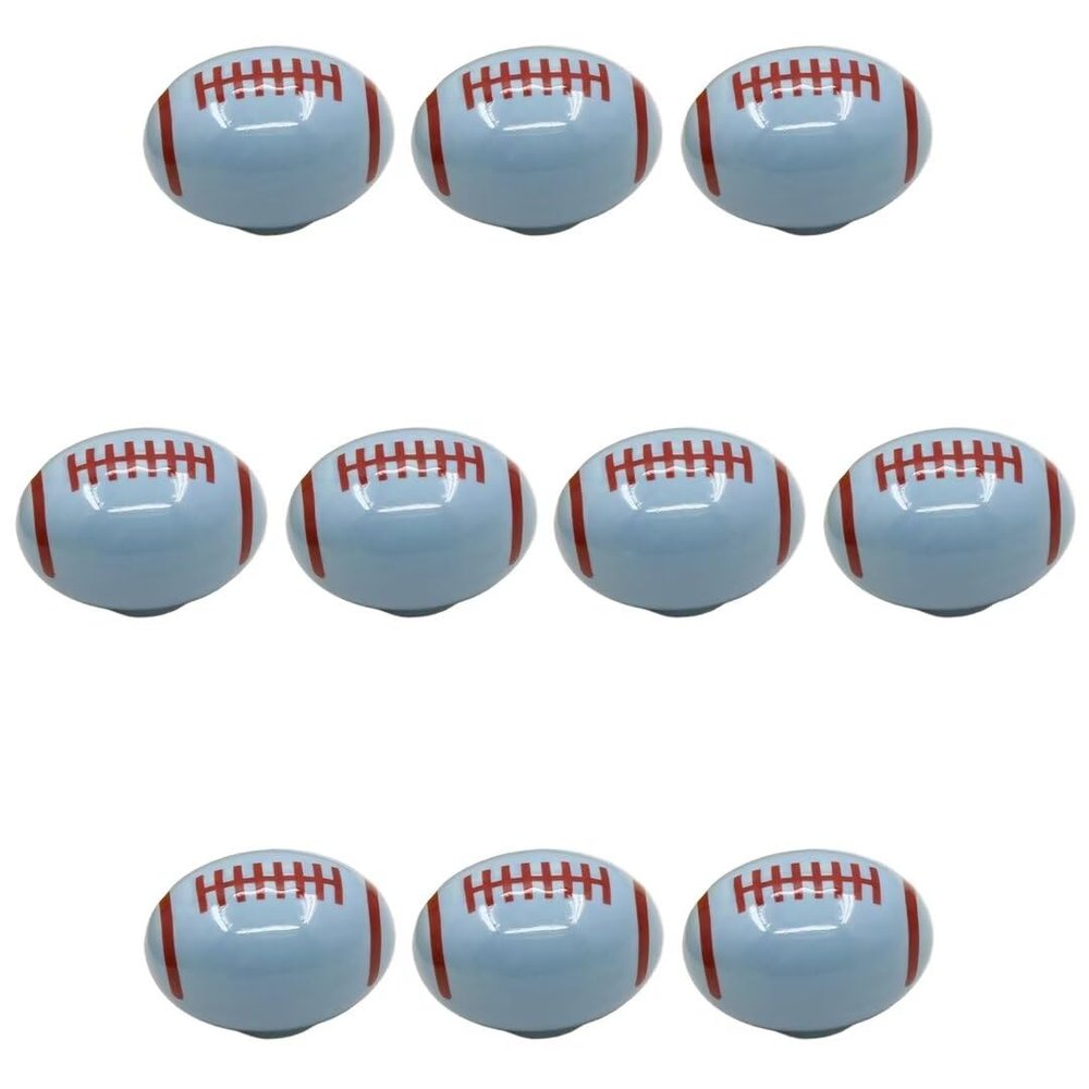 HLXDECO 10 Pcs Ceramic Cabinet Knobs Drawer Knobs, Dresser Knobs Kitchen Drawer Handle Pulls Cabinet Hardware, Door Knobs Handles for Cabinet, Drawer, Cupboard, Closet DIY Home Project