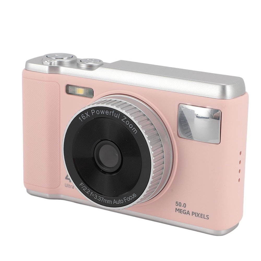 4K Digital Camera for Photography, Autofocus Anti Shake Vlogging Camera with Flash, 16X Digital Zoom, Compact Point and Shoot Cameras for Teens Adult Beginner (Wisoqu6z1pxeroia-13)