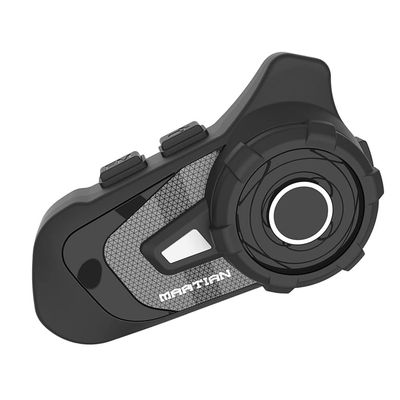 Martian Motocycle Helmet Bluetooth Headset Wireless IP67 Waterproof Moto Biking & Skiiing/BT-S2 /1000M Intercom/2 in 1 Microphone/2 Riders Intercom/