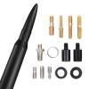 5.3inch Car Short Antenna Fit for Chevy Silverado & GMC Sierra Trucks 50 Cal Truck Antenna Accessories(Black) view 2