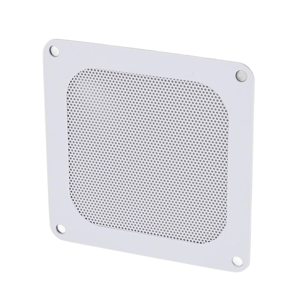 Zerodis Case Fans Magnetic Frame Easy to Install and Computer Fan Grills for Chicken Coop Vent Fan 3.66x3.66in 4Pcs PC Fan Dust Mesh PVC Material Enduring (White)