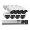 8MP Ultra HD POE Network Video Surveillance System 4K Security Cameras 4CH 8CH NVR Dome Bullet CCTV Kit Audio Record Set(None,4CH NVR and 2Cameras) view 2