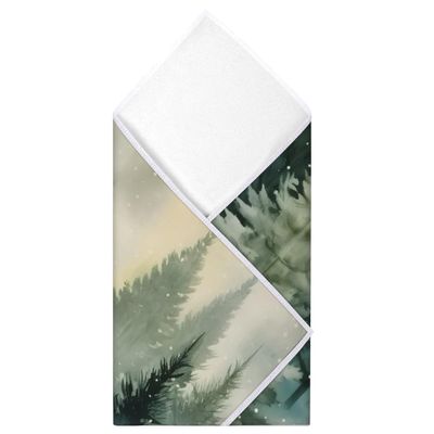 Shoblo Forest Pine Trees Protective Wrap 21.7"x21.7" Anti-scratch Lens Camera Wrap Self Adhesive Magic Cloth Lightweight Foldable Wrapper for DSLR Camera Lens Phone