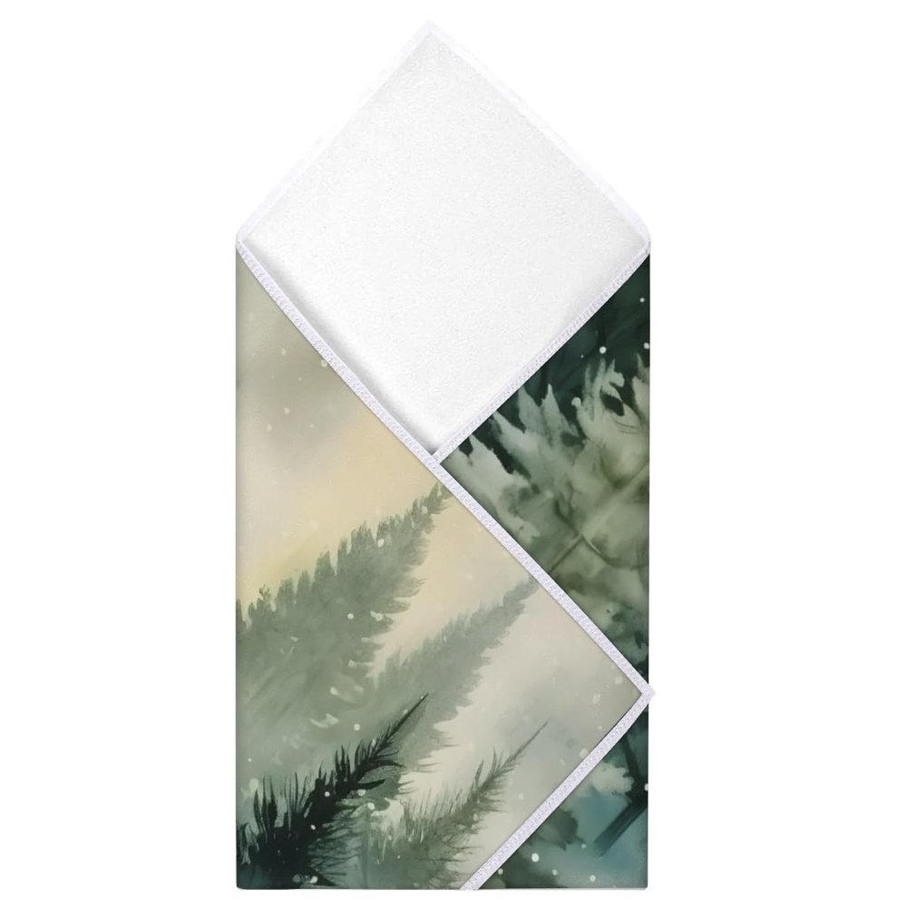 Shoblo Forest Pine Trees Protective Wrap 21.7"x21.7" Anti-scratch Lens Camera Wrap Self Adhesive Magic Cloth Lightweight Foldable Wrapper for DSLR Camera Lens Phone