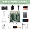 Shoblo Forest Pine Trees Protective Wrap 21.7"x21.7" Anti-scratch Lens Camera Wrap Self Adhesive Magic Cloth Lightweight Foldable Wrapper for DSLR Camera Lens Phone view 4