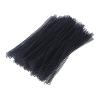 Respicefinem 100Pcs Spiral Binding Coils Plastic Dia 9. 5Mm 8In 48 Teeth 4: Ratio 75 Sheet Capacity for Paper White (Black) view 2