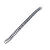 Respicefinem 100Pcs Spiral Binding Coils Plastic Dia 9. 5Mm 8In 48 Teeth 4: Ratio 75 Sheet Capacity for Paper White (Black) view 3