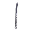 Respicefinem 100Pcs Spiral Binding Coils Plastic Dia 9. 5Mm 8In 48 Teeth 4: Ratio 75 Sheet Capacity for Paper White (Black) view 4