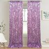 9x9FT Big Sequin Purple Backdrop Curtains, Sequin Photo Backdrop Payette Backdrop Curtain Panels, Shimmer Fabric Photography Backdrop for Wedding Party Christmas Decoration view 1