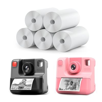 Kids Camera Instant Print, Christmas Birthday Gifts for Toddle Girls Boys Age 3-12, 24MP & 1080P Selfie Digital Camera with 3 Roll No-Ink Print Paper 32G SD Card