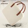 14inch Laptop Hard Shell Protective Case with Charger Storage Box (Beige,13/14inch) view 3