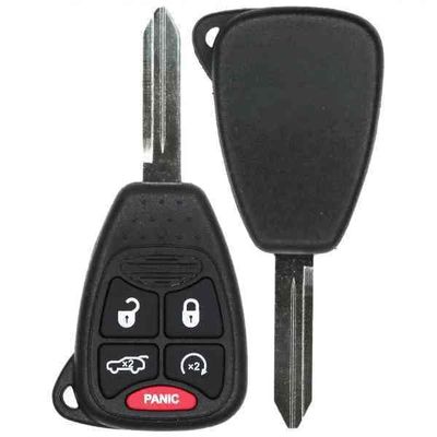 Darycom Replacement Keyless Remote Head Key Fob for Compatible with Dodge Avenger 2013 FCC OHT692713AA OHT692427AA KOBDT04A Part Number 68029834 68029834AA 68003389 68003389AA