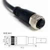 M12, 4-Pin, Female, Waterproof Sensor Connector Cable, 2M view 2