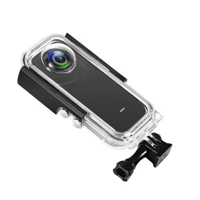 Dioche X3 Panoramic Camera Housing, 40M Underwater Diving Case with 98% Light Transmittance for Diving, Surfing, Kayaking