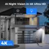 Hiseeu 8MP AHD/TVI/CVI/XVI CCTV Home Wired Security Camera 100ft IR Clear Night Vision Analog TVL Bullet Wired Camera for Indoor Outdoor Security Replacement 1PCS view 3