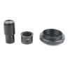 JOEBO Microscope Kit 23.2mm 30mm T2 Mount Adapter 2X Eyepiece Lens Digital Camera Adapter Microscope Lens Adapters view 2