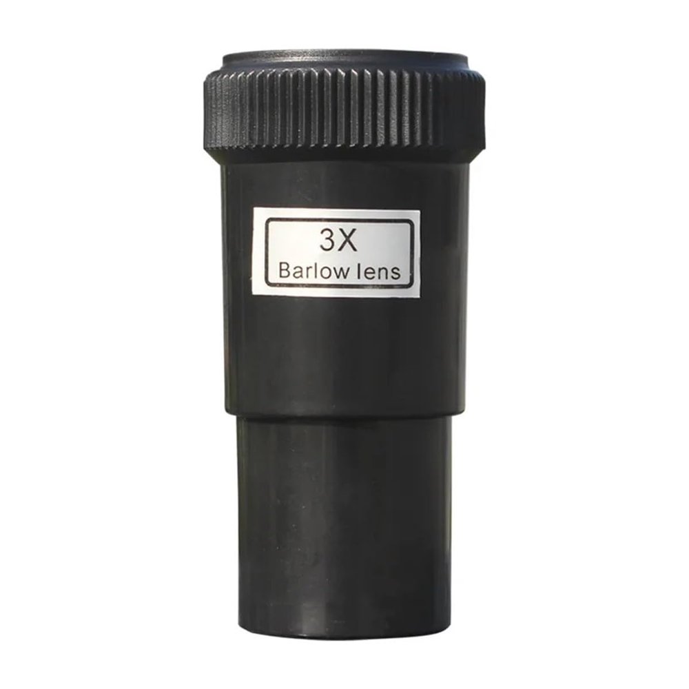 0.965 Inch 3X Barlow Lens ABS Plastic Frame Optocal with Locking Screw Astronomical Telescope Eyepiece Accessories