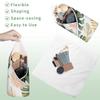 Shoblo Leaves Tropical Print Protective Wrap 21.7"x21.7" Anti-scratch Lens Camera Wrap Self Adhesive Magic Cloth Lightweight Foldable Wrapper for DSLR Camera Lens Phone view 2