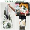 Shoblo Leaves Tropical Print Protective Wrap 21.7"x21.7" Anti-scratch Lens Camera Wrap Self Adhesive Magic Cloth Lightweight Foldable Wrapper for DSLR Camera Lens Phone view 3