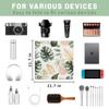 Shoblo Leaves Tropical Print Protective Wrap 21.7"x21.7" Anti-scratch Lens Camera Wrap Self Adhesive Magic Cloth Lightweight Foldable Wrapper for DSLR Camera Lens Phone view 4