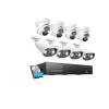 QDVOPHZA 8MP CCTV System 8CH H.265+ 4K Ultra HD PoE NVR Kit 2-Way Audio Spotlight Siren Outdoor Video Surveillance IP Camera Set(2T,5MP 2 Bullet 4 Dome) view 2