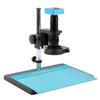Lab Microscope Accessories Video Microscope Camera 55MP 4K 2K HDMI USB 130X 180X 300X Zoom Boom Stand Multi Axis Digital Electronic Lab Industrial Video Microscope Camera Set(A,200X) view 1