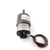 GB37-520B 12V DC Geared Motor with Encoder Disk 12-1600rpm Mini DC Encoding Board Motor for Home Application DIY Part(12V 12rpm) view 3