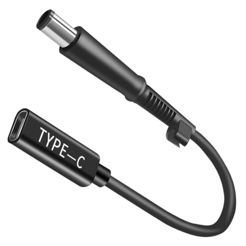 100W 7.4 X 5.0mm to USB C Cable, USB C Female to 7.4mm Male 19.5V Adapter, DC 7.4x5.0mm Adapter to USB C Adapter Made for HP Laptop Series