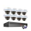 QDVOPHZA H.265 8CH 4MP 5MP POE Camera System Human Detect Audio Record Vandalproof Indoor Dome Camera Security Surveillance Kit(2T,4MP 8CH NVR 2 Camera) view 2