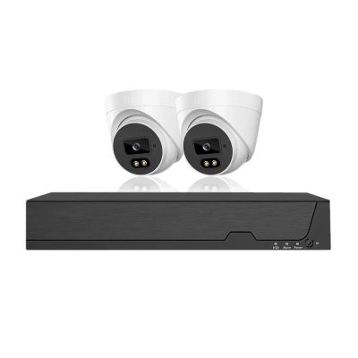 4K 8MP HD Tuya Smart Life POE NVR CCTV System 8CH Audio Record Kit Oudoor Night Vision IP Security Camera Video Surveillance Kit(3T(),2XCAM with 8CH NVR_E/U)