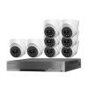 4K 8MP HD Tuya Smart Life POE NVR CCTV System 8CH Audio Record Kit Oudoor Night Vision IP Security Camera Video Surveillance Kit(3T(),2XCAM with 8CH NVR_E/U) view 2