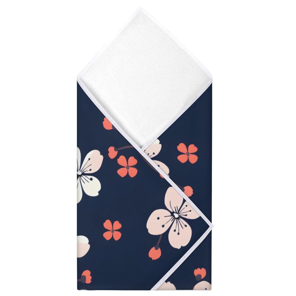 Shoblo Cute Cherry Flowers Protective Wrap 21.7"x21.7" Anti-scratch Lens Camera Wrap Self Adhesive Magic Cloth Lightweight Foldable Wrapper for DSLR Camera Lens Phone