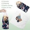 Shoblo Cute Cherry Flowers Protective Wrap 21.7"x21.7" Anti-scratch Lens Camera Wrap Self Adhesive Magic Cloth Lightweight Foldable Wrapper for DSLR Camera Lens Phone view 2