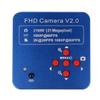 JOEBO Microscope Kit Full HD 2K 48MP USB HDMI Microscope Industrial Digital Camera 130X 180X Zoom C Mount Lens Microscope Lens Adapters(21MP) view 1