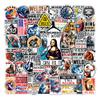 WESILY Pack 50 PCS Welder Stickers Cool Welding Waterproof Sticker Vinyl Decals Decor Tool Box Hard Hat Helmet Laptop Motorcycle Bike Suitcase Gifts for Workers Men Boy Teens view 1
