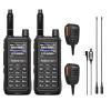 2 Pack Radioddity GM-30 Plus GMRS Handheld Radio + 2 Radioddity RS22 Remote Speaker Mic with Clear Sound view 1