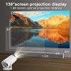 Mini 210 Smart Projector with Extra Large-Screen Display, 4k Smart MovieProjector, Built-In Media with 4000+ Apps &seamless Streaming, Auto Keystone (Projector) view 4