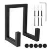Picowe Vinyl Record Storage Holder, Black LP Display Rack Organizer, Metal Record Stand (1 Pack) view 4