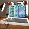 20x10ft Pet Shop Backdrop Cartoon Storefront Bone Dog Cat Fish Animal Puppy Store Photography Background Birthday Pet Party Supplies Kids Pets Portrait Wall Decoration Photo Studio Props view 4