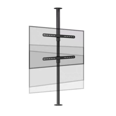 Adjustable Tv Wall TV Mount - LCD TV 360 Degree Rotating Frame Floor Stand - Partition Wall Rotating Rack Rotating TV Cabinet Rotating Base, Adjustable Tilt TV Mount, Fits 32-75inch Screen(850-1095mm)
