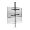 Adjustable Tv Wall TV Mount - LCD TV 360 Degree Rotating Frame Floor Stand - Partition Wall Rotating Rack Rotating TV Cabinet Rotating Base, Adjustable Tilt TV Mount, Fits 32-75inch Screen(850-1095mm) view 1
